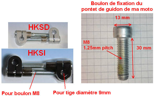 piece de fixation sur pontet